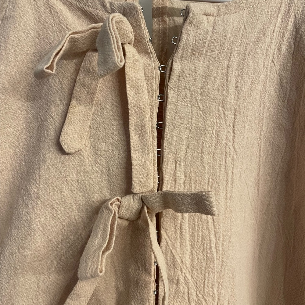 HYFVE Linen Peplum Top